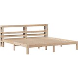 vidaXL Posteljni okvir z vzglavjem 180x200 cm borovina, (21307055) | Shoptok.si