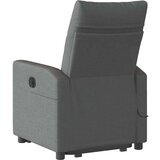 vidaXL Električni masažni naslanjač s funkcijo vstajanja temno siv | Shoptok.si
