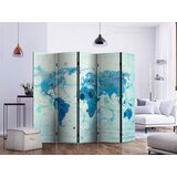 Artgeist PARAVAN 225/172/3 cm večbarvno, svetlo modra | Shoptok.si