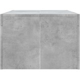 vidaXL Klubska mizica betonsko siva 102x50x36 cm inženirski les | Shoptok.si