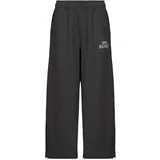 LINEAR HERITAGE FLEECE BARREL PANT Crna