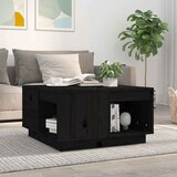  Stolić za kavu crni 60 x 61 x 32,5 cm od masivne borovine | shoptok.hr
