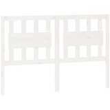 Maison Chic posteljno vzglavje - vzglavna omarica - nočna omarica belo 125,5x4x100 cm trdna borovina, (21706142) Cene