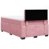  Krevet s oprugama i madracem ružičasti 120 x 190 cm baršunasti | shoptok.hr