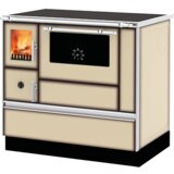 Alfa Plam štedilnik na trda goriva 90H dominant eco kappuccino desni | Shoptok.si