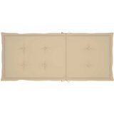  Sklopive stolice 6 kom s jastucima od punog bagremovog drveta Bež 120 x 50 x 3 cm | shoptok.hr