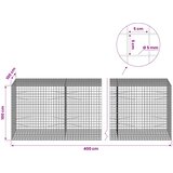  Gabion s 5 mm žicom i mrežom 5x5 cm 400x100x100 cm | shoptok.hr