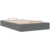 vidaXL Otomanski posteljni okvir brez vzmetnice siv 120x190 cm blago | Shoptok.si