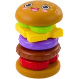 Slagalica s hamburgerima i dijelovima za sastavljanje - edukativna igračka za djecu | Shoptok.si