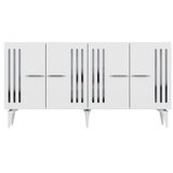 Hanah home komoda junes white silver