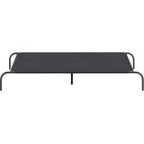  Povišeni krevet za pse crni 150x90x20 cm Oxford tkanina i čelik | Shoptok.si