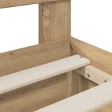  Bed Frame with Storage and Headboard Artisan Oak 180 x 200 cm | shoptok.hr