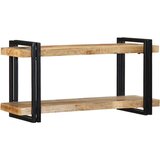 vidaXL Zidna polica 90x33x45 cm Puno grubo drvo Mango | shoptok.hr