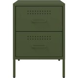  Noćni ormarići 2 kom maslinastozeleni 36 x 39 x 50,5 cm čelični Zelena | Shoptok.si