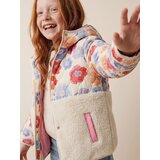 Sinsay Prošivena jakna s cvjetnim uzorkom i teddy umetcima | shoptok.hr