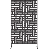  Zaslon za privatnost Crna 100 x 50 x 180 cm Čelik | Eponuda.com