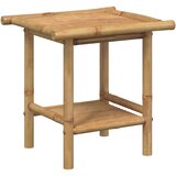 Maison Chic Klubska mizica - kavna mizica - Nizka mizica 45x45x45 cm bambus, (21753916) Cene