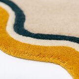 Flair Rugs Ručno rađen vunen okrugao tepih u prirodnoj boji ø 180 cm Leo Scallop – | shoptok.hr