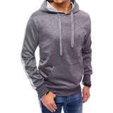 DStreet Bluza męska z kapturem ciemnoszara | Shoptok.si