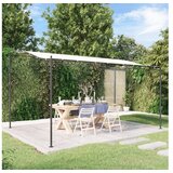  Nadstrešek krem 4x3 m 180 g/m² blago in jeklo | Shoptok.si