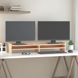  Stalak za monitor 100 x 24 x 16 cm od masivne borovine | shoptok.hr