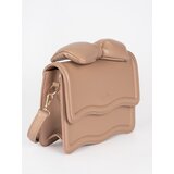 Shelvt Small beige women's handbag with a bow | shoptok.hr