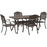  Vrtni set za objed 5 pcs Bronzana Aluminij | shoptok.hr