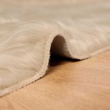  Tepih od umjetne ovčje kože TAFALLA Bež 200 x 280 cm Poliester | shoptok.hr