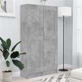 Furnova Knjižna omara betonsko siva 82,5x30,5x150 cm inženirski les, (21950927) Cene