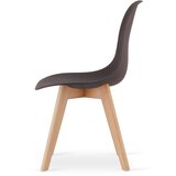  KITO stolica boja kave / prirodne noge x 2 | shoptok.hr