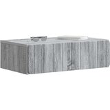 Stolna montirana na zid Siva sonoma 59 x 34,5 x 17 cm | shoptok.hr