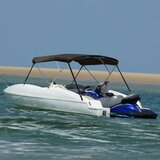 vidaXL Tenda bimini s 3 luka crna 184x170x133 cm Cijene