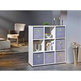 MID.YOU SOBNA PREGRADA 105/109/33 cm bela | Shoptok.si