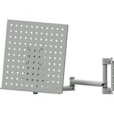 ANKE Zglobna roka za delovne mize LIFT, 3-delna zglobna ročico, s steno z luknjami, za delovno mizo LIFT | Shoptok.si