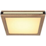 Globo LED stropna svjetiljka Carla (12 W, Topla bijela, Smeđa, D x Š x V: 30 x 30 x 7,5 cm) | shoptok.hr
