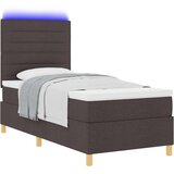 Box Spring Krevet Tamnosmeđi Drvo 100 x 200 cm Krevetni Okvir | shoptok.hr