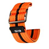 INF Garmin Fenix 8/7X/970/965 Športni najlonski pašček za uro Orange 22 mm, (22148802) | Shoptok.si