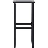 vidaXL barski stolci 4 kom crni 38x38x80 cm od čelika obloženog prahom | shoptok.hr