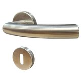 PORTAFERM Set kvaka za sobna vrata Cuba (Debljina vrata: 33 mm - 47 mm, Čelik, Oblik slova L) u