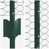  Heksagonalna ograda s stubom 25 x 1,2 m Čelik premazan PVC-om | shoptok.hr