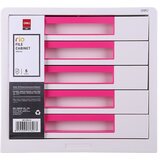 Deli police / Kaseta Za Dokumenta Sa 5 Fioka Pink 837607