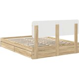  Krevet s od storage Sonoma hrast 140 x 200 cm Konstruirano drvo | shoptok.hr