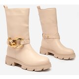 Resti Women's slip-on ankle boots with camel Mekira insulation - Footwear | shoptok.hr