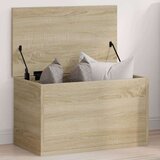 vidaXL Škatla za shranjevanje sonoma hrast 60x35x35 cm inženirski les | Shoptok.si