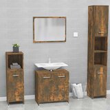  Set kupaonskog namještaja boja hrasta konstruirano drvo Smeđa | Shoptok.si