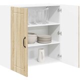 vidaXL Stenska kuhinjska omarica s polico Sonoma hrast 80 x 31 x 80 cm | Shoptok.si