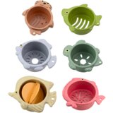  Plastične posude za kupanje sa pastelnim bojama - 6u1 | shoptok.hr