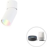QAZQA Smart spot bela nastavljiva vključno z WiFi GU10 - Falo Cene