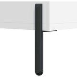 vidaXL Klubska mizica bela 90x50x40 inženirski les | Shoptok.si