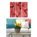 Wallity MDF1252125160 multicolor decorative mdf painting (3 pieces) Cene